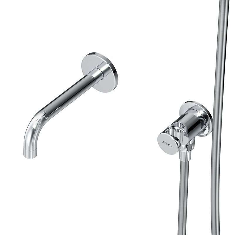 Душевой комплект AM.PM X-Joy FT85A3RH30 С ВНУТРЕННЕЙ ЧАСТЬЮ, с термостатом, хром