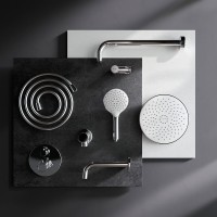 Душевой комплект AM.PM X-Joy FT85A3RH30 С ВНУТРЕННЕЙ ЧАСТЬЮ, с термостатом, хром