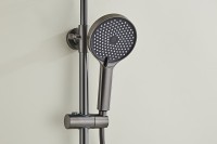 Душевая стойка Haiba HB24553-3 оружейная сталь