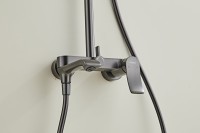 Душевая стойка Haiba HB24553-3 оружейная сталь