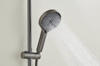 Душевая стойка Haiba HB24553-3 оружейная сталь