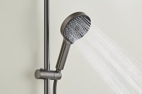 Душевая стойка Haiba HB24553-3 оружейная сталь