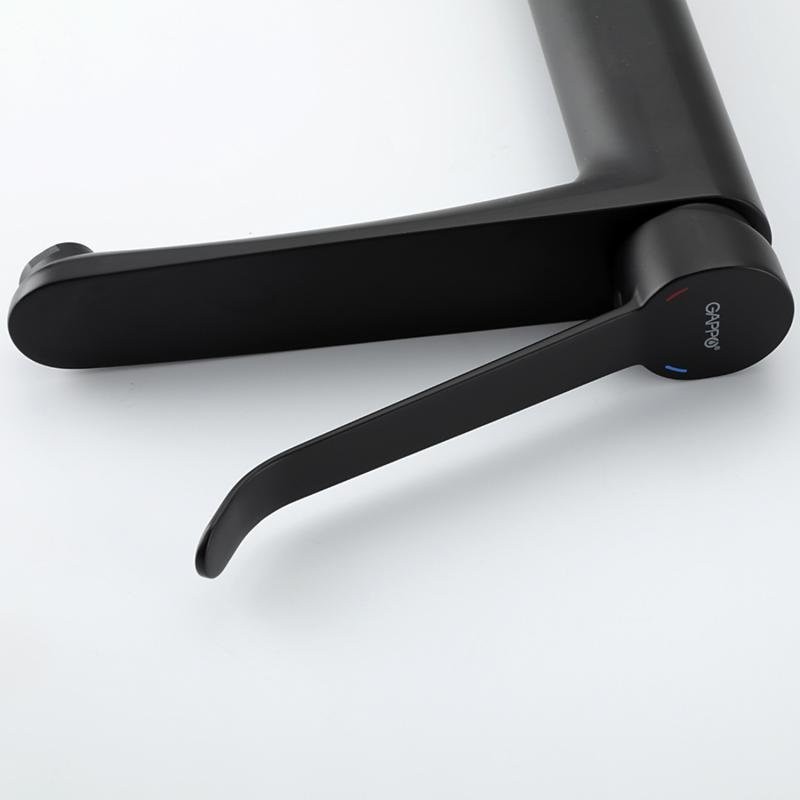 Смеситель для раковины Gappo G21-6 G1021-26 черный