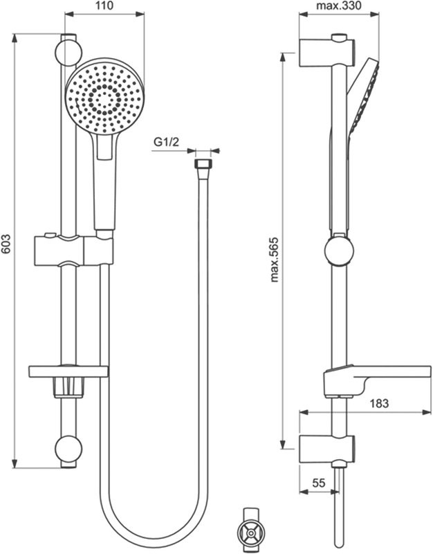 Комплект для ванной Ideal Standard Ceraflex BD001AA