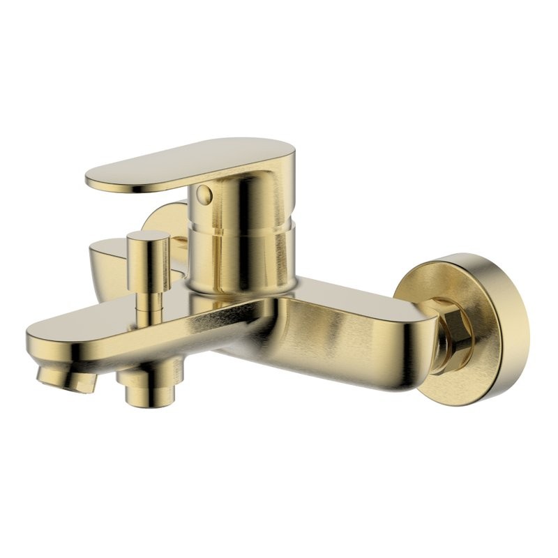 Смеситель для ванны с душем AQUATEK Ника AQ1840BG золото шлифованное