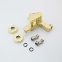 Смеситель для ванны с душем AQUATEK Ника AQ1840BG золото шлифованное Смеситель для ванны с душем AQUATEK Ника AQ1840BG золото шлифованное