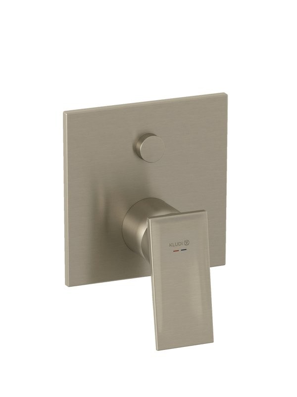 Встраиваемый смеситель для душа и ванны Kludi Decus 54759N575 брашированный никель PVD