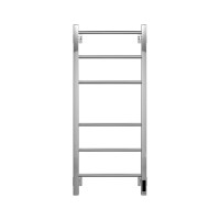 Полотенцесушитель электрический Grota Costa 430х1000 NP EL 100x45 см, подключение справа, слева, скрытое подключение справа, глянцевый хром, лесенка