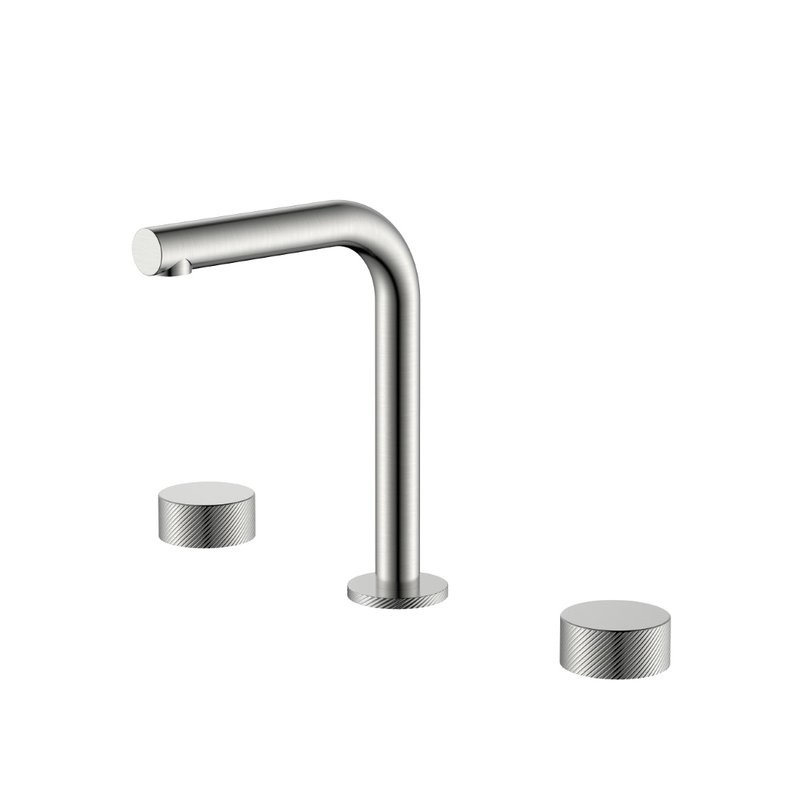 Смеситель для раковины Boheme Stick spirale 152-NB.4 nickel brush