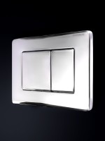 Кнопка смыва для унитаза CHARUS Robusto FP.310.GSS.05 нержавеющая сталь, цвет сталь