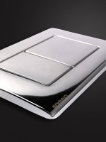 Кнопка смыва для унитаза CHARUS Robusto FP.310.GSS.05 нержавеющая сталь, цвет сталь