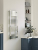 Полотенцесушитель водяной Сунержа Модус Pro 00-0450-1250 120x55 см, глянцевый хром, лесенка