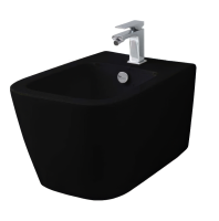 Биде подвесное ArtCeram A16 ASB004 17 00 матовое черное