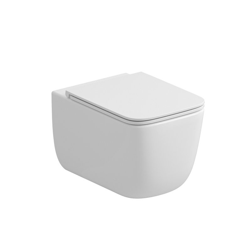 Унитаз подвесной Grossman GR-4409SQ с микролифтом, белый глянец