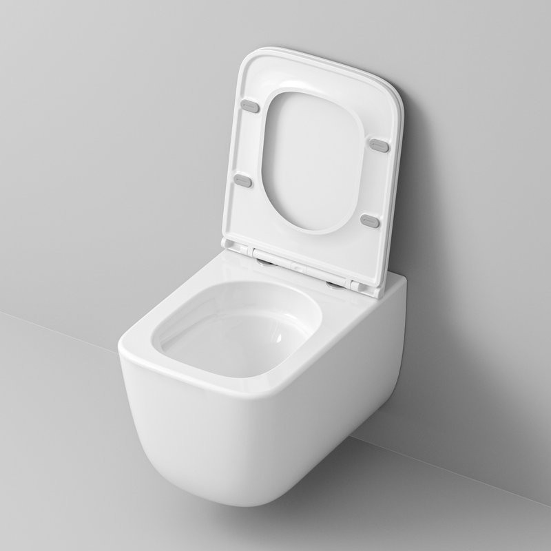 Унитаз подвесной Grossman GR-4409SQ с микролифтом, белый глянец