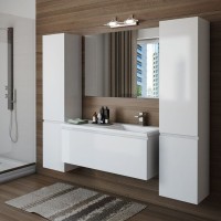 Мебель для ванной комнаты Эстет Dallas Luxe 110 подвесная, 1 ящик, R