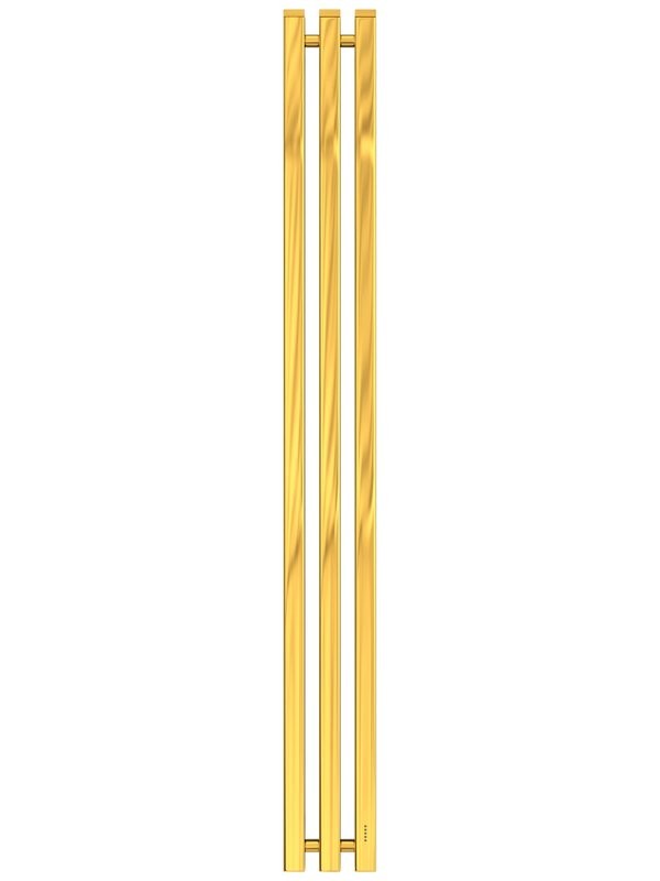 Полотенцесушитель электрический Сунержа Вердикт 4.0 03-0851-1210 120x15 см, подключение справа, скрытое подключение справа, золото, I-образный