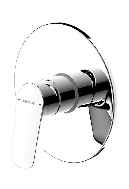 Встраиваемый смеситель для душа и ванны Bravat Rhein PB8429564CP-ENG