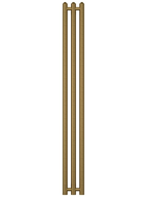 Полотенцесушитель электрический Сунержа Терция 4.0 051-0884-1206 120x15 см, подключение слева, скрытое подключение слева, состаренная латунь, I-образный