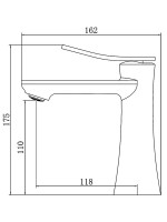 Смеситель для раковины AZARIO Escaro AZ-K1074BN сатин Смеситель для раковины AZARIO Escaro AZ-K1074BN сатин