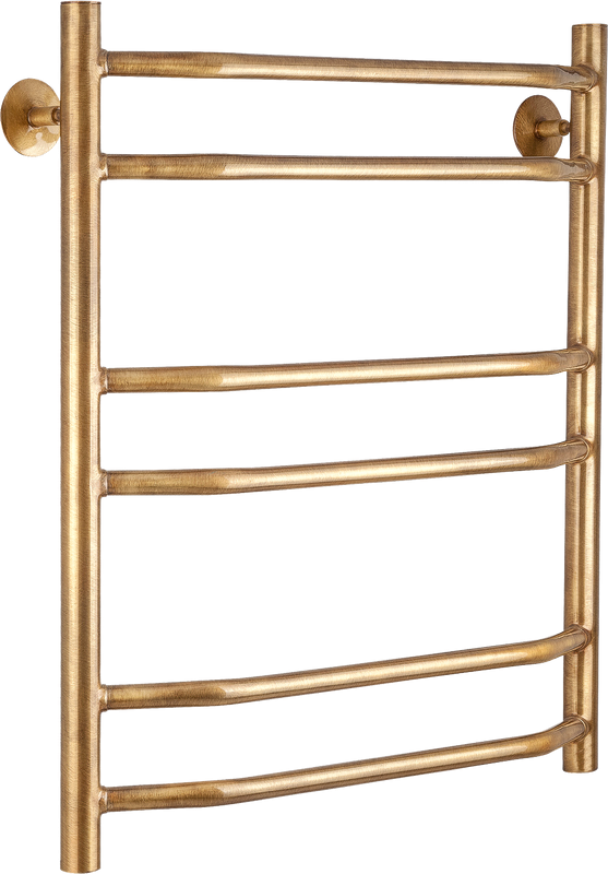 Полотенцесушитель водяной Secado Агата 4 75x55 см, бронза, лесенка, латунь