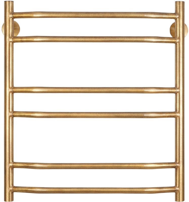 Полотенцесушитель водяной Secado Агата 4 75x55 см, бронза, лесенка, латунь