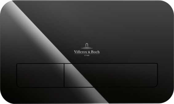 Кнопка смыва Villeroy & Boch Viconnect 922400RB черная глянцевая