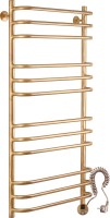 Полотенцесушитель электрический Secado Мерида 3 105x55 см, подключение справа, бронза, лесенка, латунь
