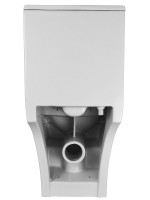 Унитаз-моноблок напольный AZARIO Terni AZ-8618T безободковый, с микролифтом, глянцевый белый