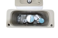 Унитаз-моноблок напольный AZARIO Terni AZ-8618T безободковый, с микролифтом, глянцевый белый