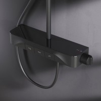 Душевая стойка AM.PM Func F078F722 черный матовый Душевая стойка AM.PM Func F078F722 черный матовый