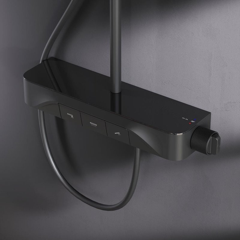 Душевая стойка AM.PM Func F078F722 черный матовый