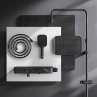 Душевая стойка AM.PM Func F078F722 черный матовый Душевая стойка AM.PM Func F078F722 черный матовый