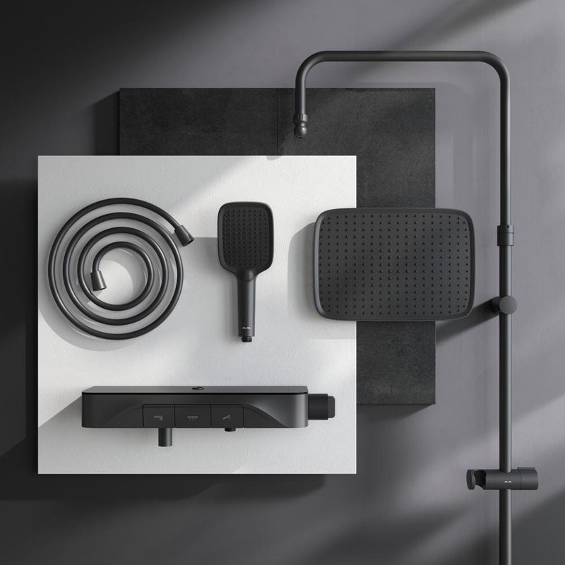 Душевая стойка AM.PM Func F078F722 черный матовый