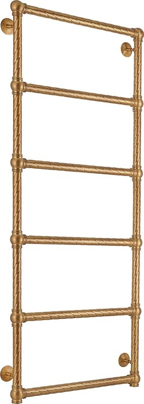 Полотенцесушитель водяной Secado Фалерони 1 Trenza 120x55 см, бронза, лесенка, латунь
