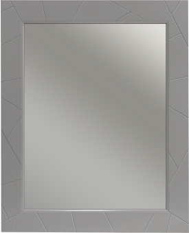 Зеркало Opadiris Луиджи 80 серое, с функцией антизапотевания