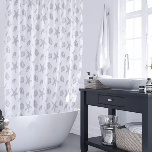 Штора для ванной Fixsen 1500 Laguna FX-1501A без колец