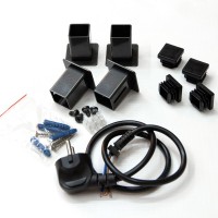 Полотенцесушитель электрический Тругор Пэк сп 60х50 60x55 см, подключение справа, скрытое подключение справа, оружейная сталь, лесенка, из стали