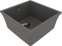 Мойка кухонная Lemark Sinara 400-U 9910065 серый шелк