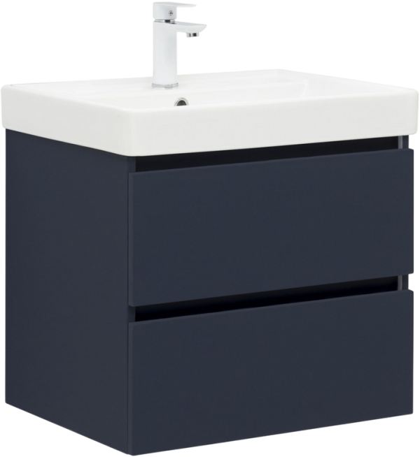 Тумба с раковиной Aquanet Вега 2.0 60 подвесная, маренго