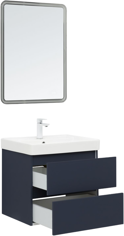 Тумба с раковиной Aquanet Вега 2.0 60 подвесная, маренго