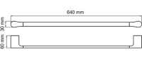 Полотенцедержатель Wasserkraft Aisch K-5930