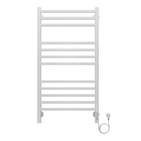 Полотенцесушитель Azario ANCONA 500/1000 электрический БЕЛЫЙ R 12 кв. пер.
