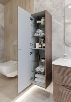 Шкаф пенал для ванной Caprigo Modo Terza 35 L скайрос Шкаф пенал для ванной Caprigo Modo Terza 35 L скайрос