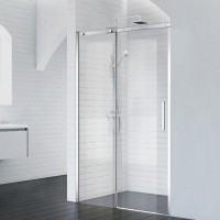 Душевая дверь в нишу BelBagno Acqua -BF-1-150-C-Cr профиль хром