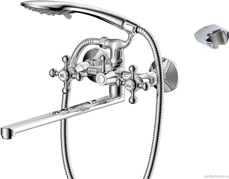 Смеситель с длинным изливом для ванны Olive'S Girona 01221GR