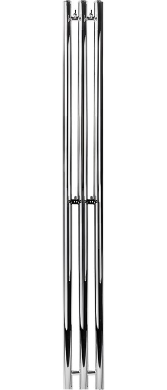 Полотенцесушитель электрический Secado Бергамо 3К 1300х140 130x15 см, подключение слева, хром, I-образный