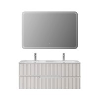 Мебель для ванной комнаты Cezares Duet 120 bianco lucido, раковина Cezares CZR-8095-120-2