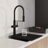 Смеситель для кухни IDDIS Ikon IKNBLFFi05 с гибким изливом, матовый черный