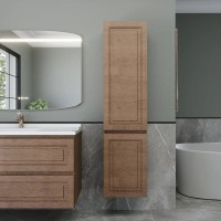 Шкаф-пенал для ванной Caprigo Wales 40 R светлый орех Шкаф-пенал для ванной Caprigo Wales 40 R светлый орех